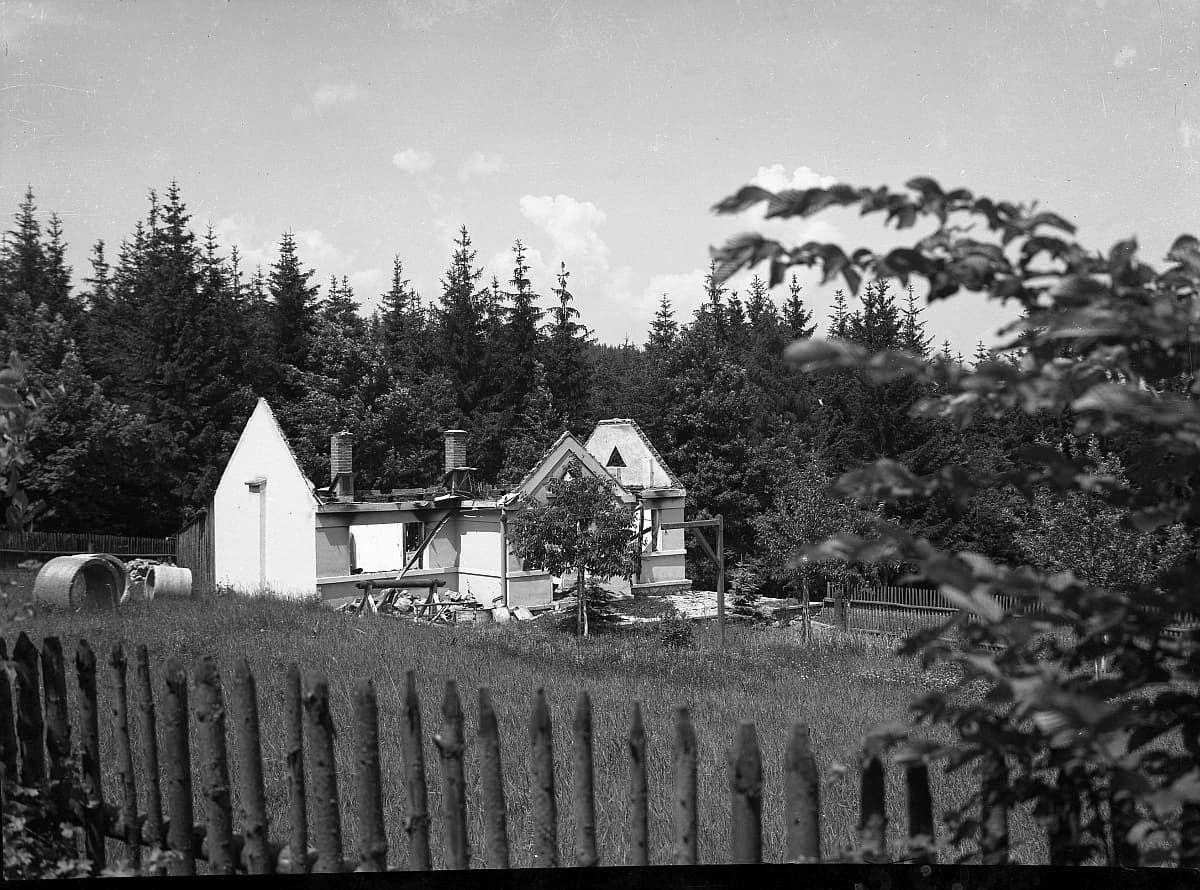 Javoříčko krátce po vypálení v květnu 1945, snímek 23